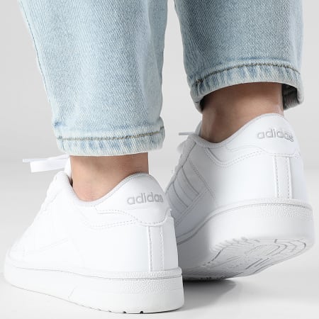 Adidas Performance - Zapatillas Mujer Rapid Court Low J KI8851 Footwear Blanco Gris Dash