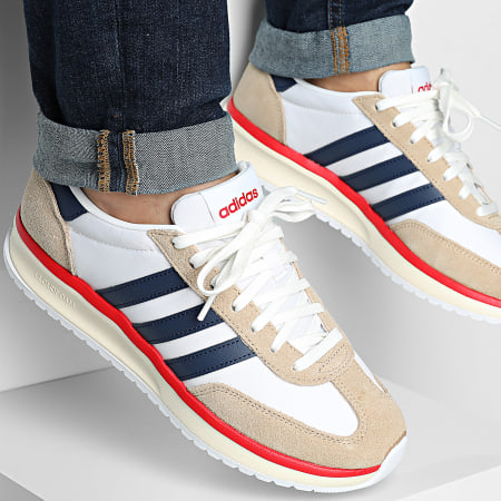 Adidas Performance - Zapatillas Run 70s 2.0 JR2381 Footwear White Dark Blue Warm Sandstone