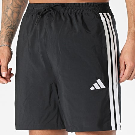Adidas Sportswear - Short Jogging A Bandes 3 Stripes Chelsea JW1911 Noir Blanc