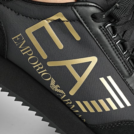 EA7 Emporio Armani - Zapatillas 7X000541-AF18609 Triple Black Gold