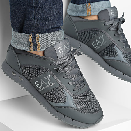 EA7 Emporio Armani - Zapatillas 7X000334-AF18610 Triple Gate Hierro Plata