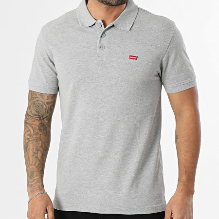 Levi's - Polo Manches Courtes 35883 Gris Chiné