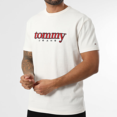 Tommy Jeans - Tee Shirt Applique Graphic 2719 Beige Clair