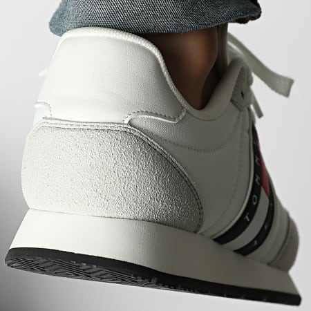 Tommy Jeans - Baskets Classic Runner 1709 Ecru