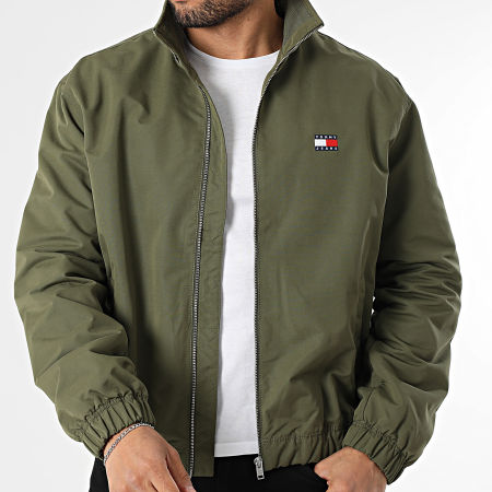 Tommy Jeans - Veste Zippée Essential 2720 Vert Kaki