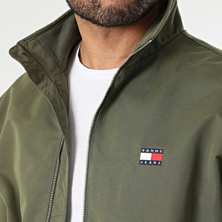 Tommy Jeans - Veste Zippée Essential 2720 Vert Kaki
