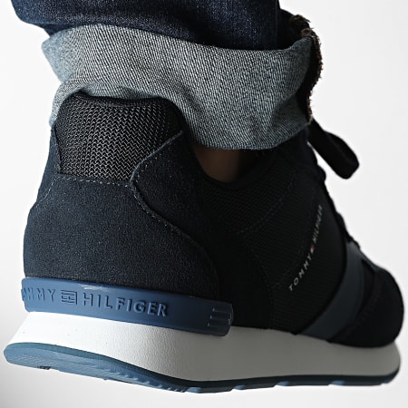 Tommy Hilfiger - Baskets Runner Icon Mix 5679 Desert Sky