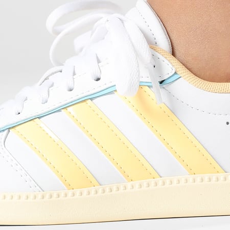 Adidas Performance - Zapatillas Mujer Breaknet Sleek J Footwear White Ice Tangerine Ice Blue