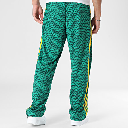 Adidas Originals - Pantalon Jogging A Bandes Firebird KD0396 Vert Jaune