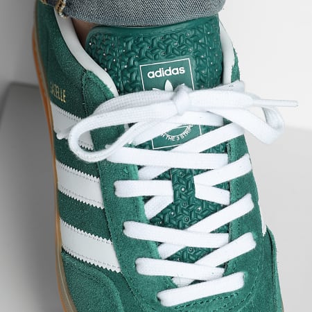 Adidas Originals - Baskets Gazelle Indoor JI2062 Collegiate Green Footwear White Gum