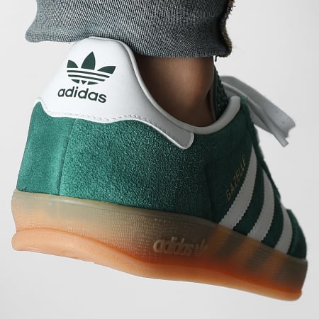 Adidas Originals - Baskets Gazelle Indoor JI2062 Collegiate Green Footwear White Gum