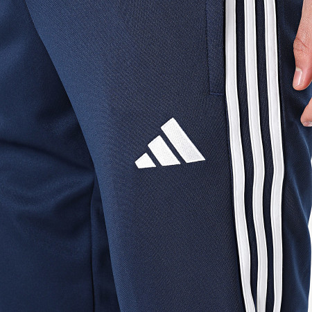 Adidas Sportswear - Pantalon Jogging A Bandes Tiro Essential JD0443 Bleu Marine Blanc
