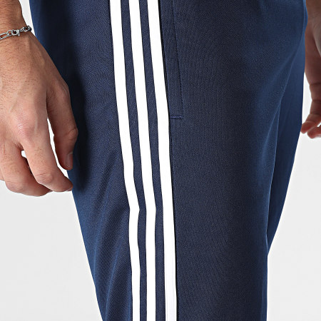 Adidas Sportswear - Pantalon Jogging A Bandes Tiro Essential JD0443 Bleu Marine Blanc