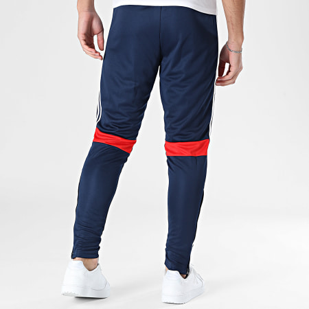 Adidas Sportswear - Pantalon Jogging A Bandes Tiro Essential JD0443 Bleu Marine Blanc