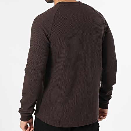 Adidas Originals - Polo Manches Longues Essentials KE1133 Marron