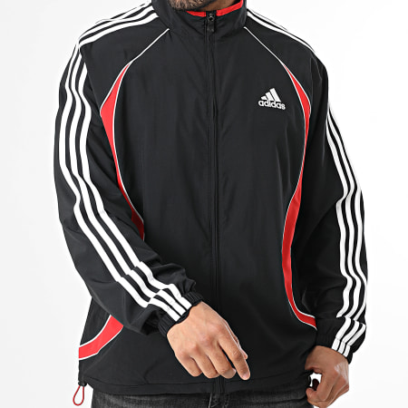 Adidas Sportswear - Veste Zippée Teamgeist KD5859 Noir Rouge