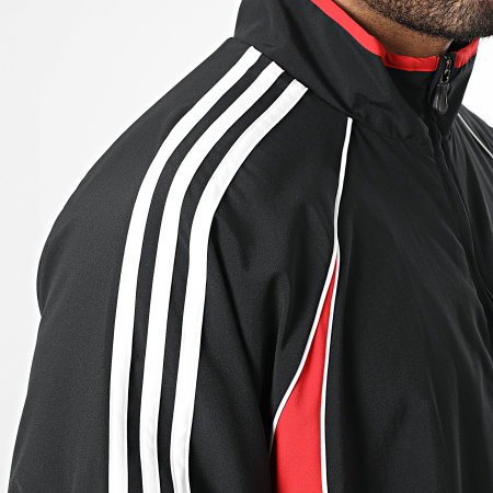 Adidas Sportswear - Veste Zippée Teamgeist KD5859 Noir Rouge