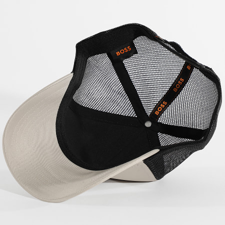 BOSS - Casquette Trucker Elliot 50535622 Beige Clair Noir