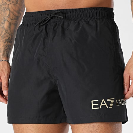 EA7 Emporio Armani - Short De Bain 7M002000-AF13049 Noir Doré