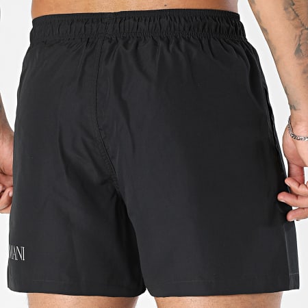 EA7 Emporio Armani - Short De Bain 7M002000-AF13049 Noir Argenté