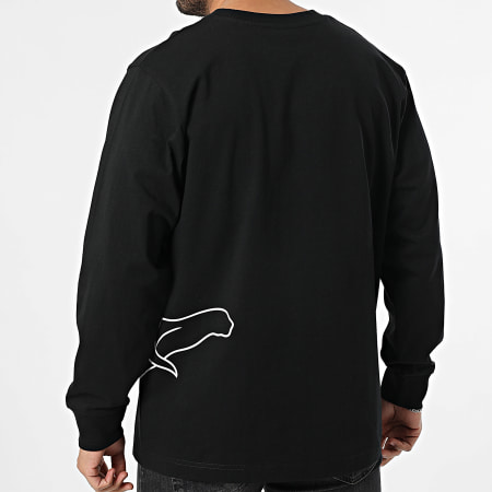 Jimmy Vienot - Tee Shirt Manches Longues Guépard Noir
