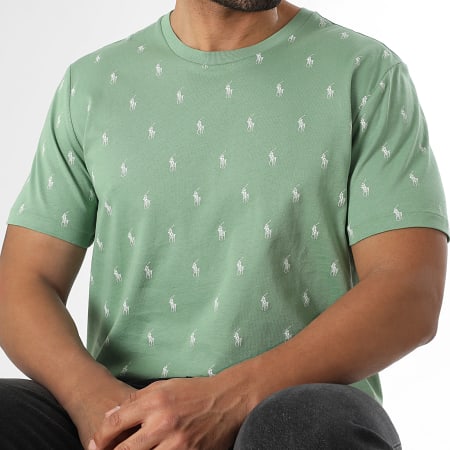 Polo Ralph Lauren - Tee Shirt All Over Player Vert