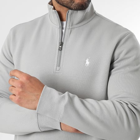 Polo Ralph Lauren - Sweat Col Zippé Original Player Gris
