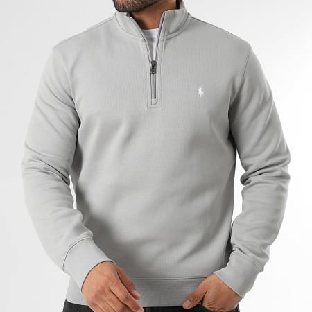 Polo Ralph Lauren - Sweat Col Zippé Original Player Gris
