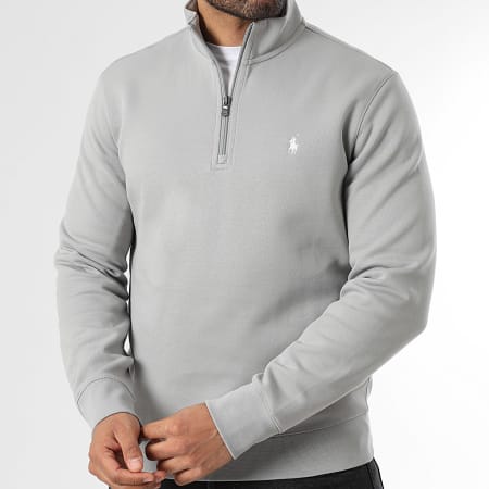 Polo Ralph Lauren - Sweat Col Zippé Original Player Gris