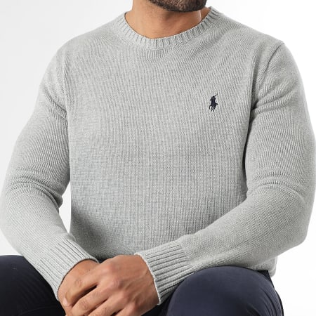 Polo Ralph Lauren - Pull Original Player Gris Chiné