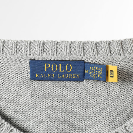 Polo Ralph Lauren - Pull Original Player Gris Chiné