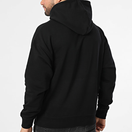Sale Môme Paris - Sudadera Capucha Relaxed Parche Bordado SLME Negra