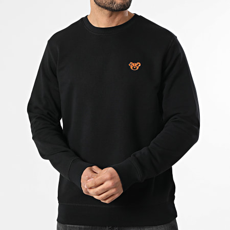 Sale Môme Paris - Sudadera Crewneck Relaxed Parche Bordado Osito Negra