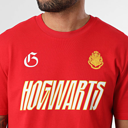 Harry Potter - Tee Shirt Oversize Large Gryffindor Rouge