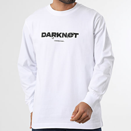 Vald - Tee Shirt Manches Longues Darknet Blanc