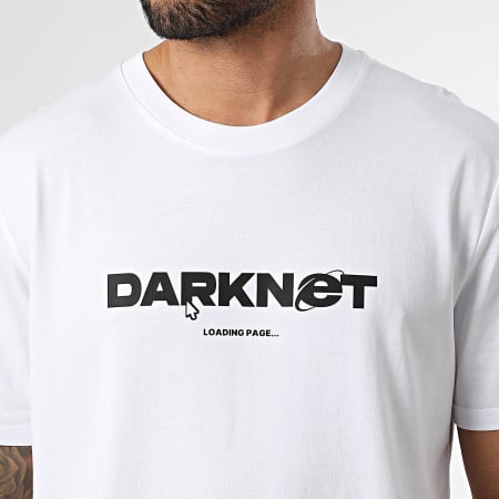 Vald - Tee Shirt Oversize Darknet Blanc