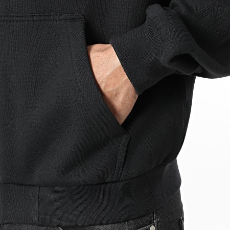 Adidas Originals - Sweat Capuche Zippé A Bandes Essential JC9579 Noir