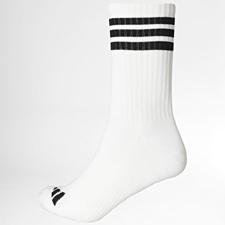 Adidas Sportswear - Lot De 6 Paires De Chaussettes 3 Stripes Essentials KE5492 Blanc Noir
