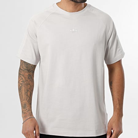 Adidas Originals - Tee Shirt Oversize A Bandes Essential KD3936 Beige