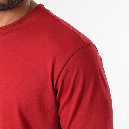 Adidas Sportswear - Tee Shirt Linear KC0881 Rouge Blanc