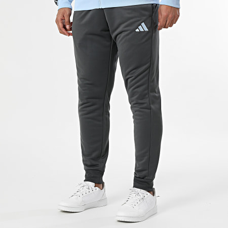 Adidas Sportswear - Ensemble De Survetement A Bandes 3 Stripes KC1363 Bleu Clair Gris Anthracite