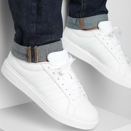 Adidas Sportswear - Baskets Super White White