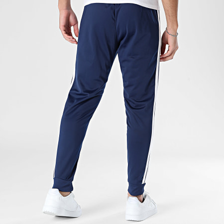 Adidas Sportswear - Pantalon Jogging A Bandes 3 Stripes Trefoil JI8812 Bleu Marine Blanc