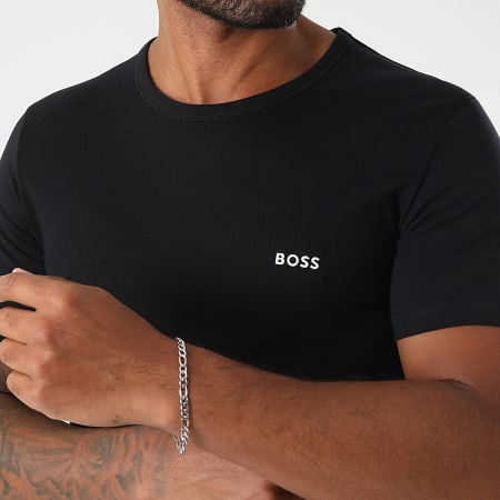 BOSS - Lot De 3 Tee Shirts 50532468 Beige Noir Bleu Marine
