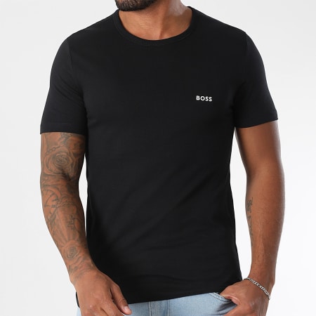 BOSS - Lot De 3 Tee Shirts 50532468 Beige Noir Bleu Marine