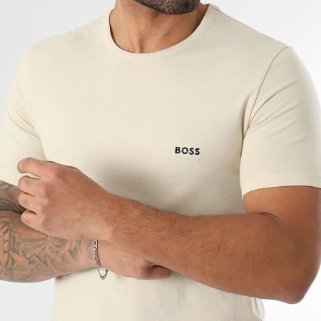 BOSS - Lot De 3 Tee Shirts 50532468 Beige Noir Bleu Marine