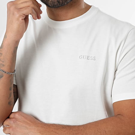 Guess - Tee Shirt Z6RI17-I3Z14 Beige Clair Argenté