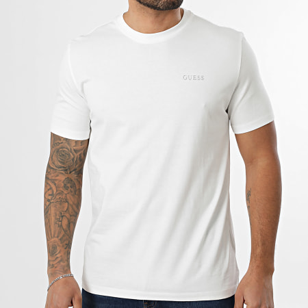 Guess - Tee Shirt Z6RI17-I3Z14 Beige Clair Argenté