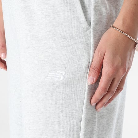 New Balance - Pantalón chándal Mujer WP41500 Gris Jaspeado