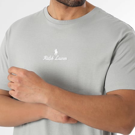 Polo Ralph Lauren - Tee Shirt Logo Embroidery Gris